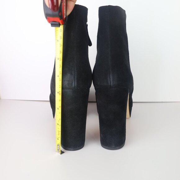 Kate Spade NY Barrett Suede Heel Boots Black 10 - Picture 7 of 16